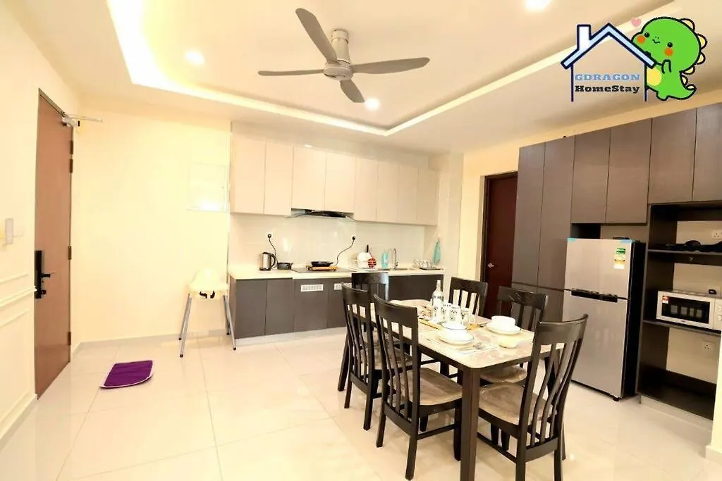 4Br High Floor Unblock Seaview Danga Bay Lovell By Gdragon Homestay Johor Bahru Malezya