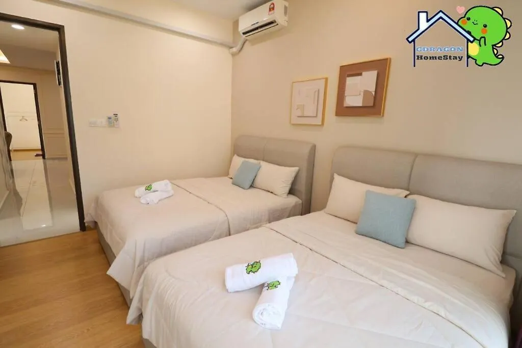 4Br High Floor Unblock Seaview Danga Bay Lovell By Gdragon Homestay Johor Bahru Malezya