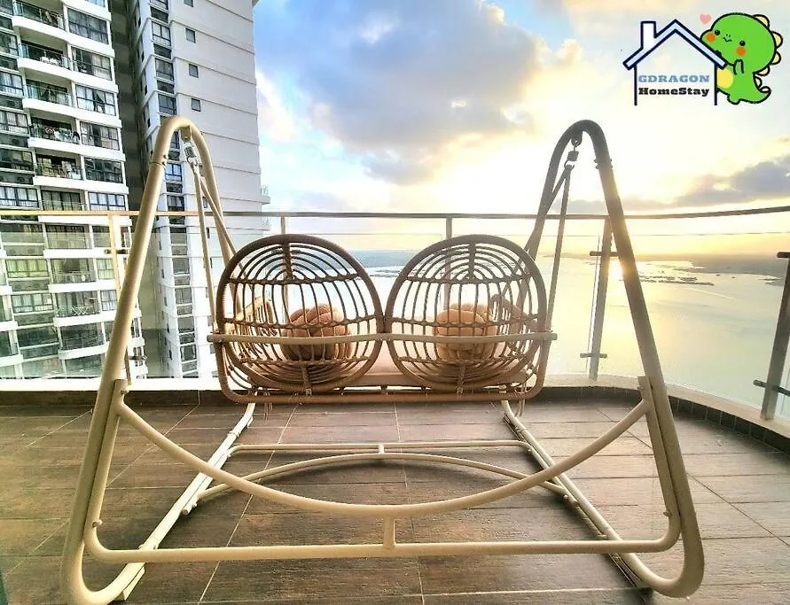 4Br High Floor Unblock Seaview Danga Bay Lovell By Gdragon Homestay Johor Bahru